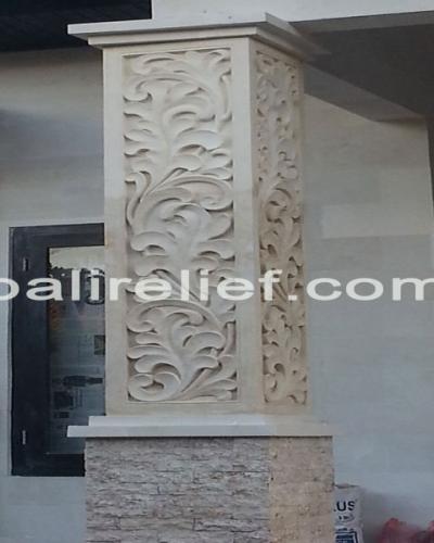 Balinese Carved Stone Panels - Statue GTE-012