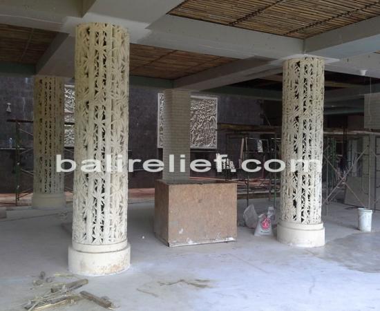 Bali Stone Carving Panel - Statue GTE-010